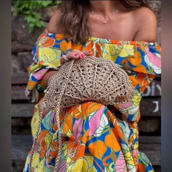 J Crew Belted Midi Dress Off Shoulder Ruffle Tropical Floral Print Size S NWT - Picture 3 of 14
